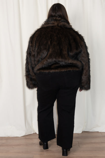 CURVE Faux Fur Jacket