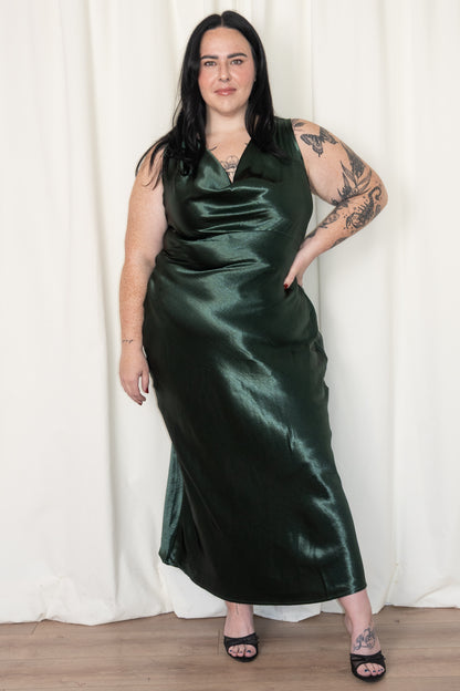 CURVE Evergreen Slip Dress
