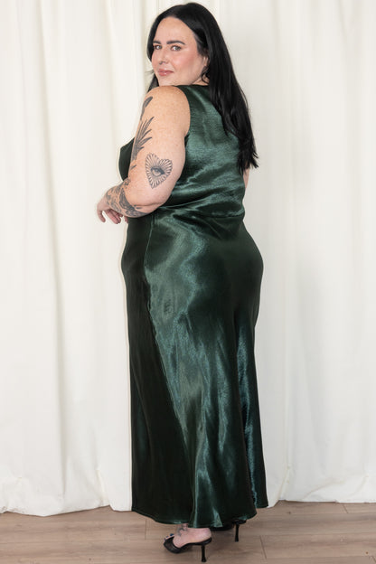 CURVE Evergreen Slip Dress