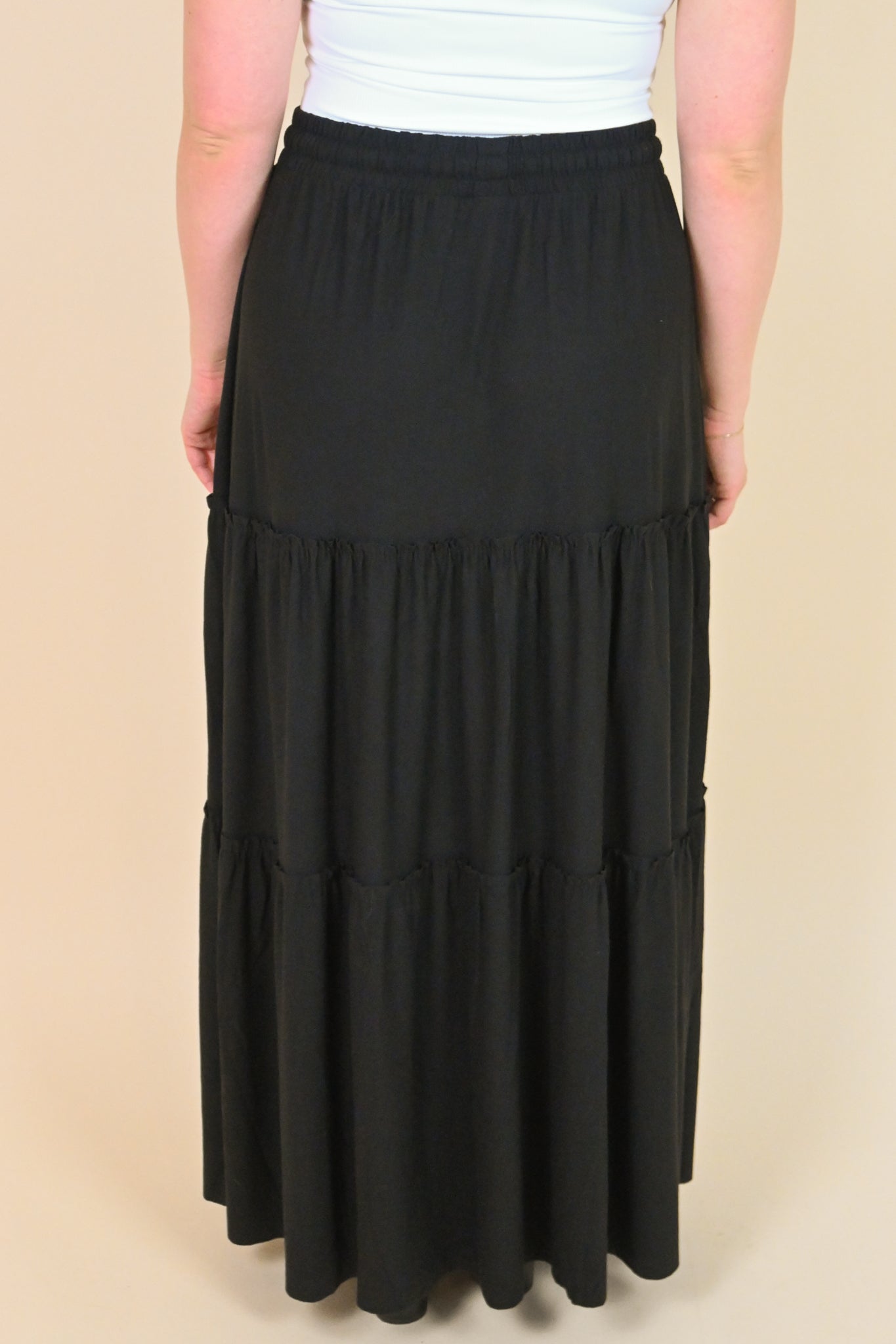 Tiered Maxi Skirt