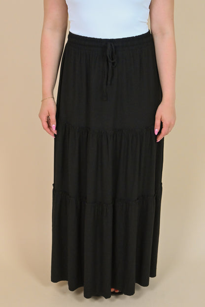 Tiered Maxi Skirt