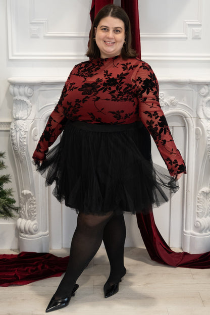 CURVE Tulle Mini Skirt