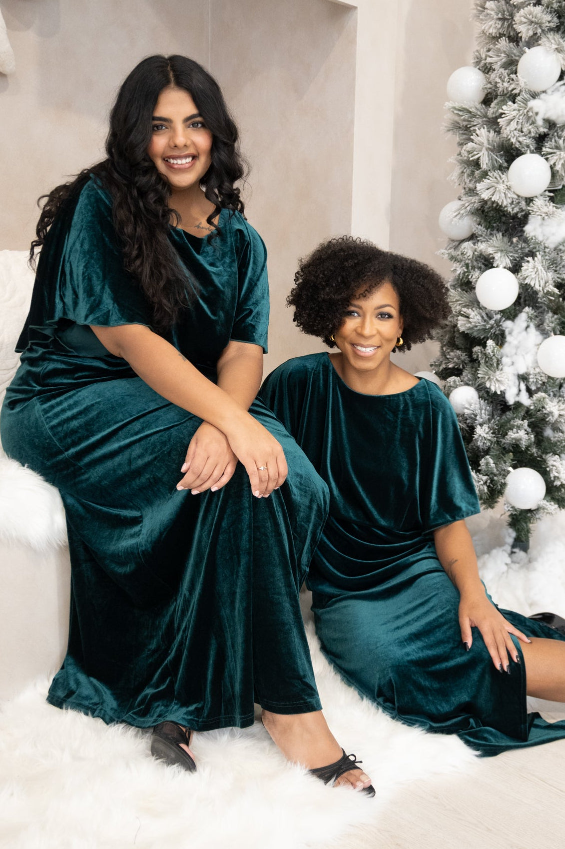 Velvet Cape Maxi Dress (S-3X)