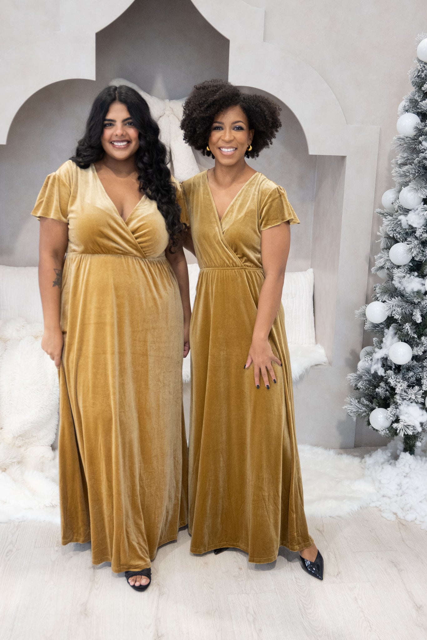 Velvet Maxi Dress (S-3X)