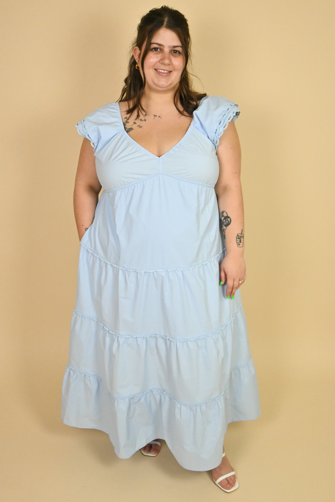 plus size blue maxi dress winnipeg manitoba canada