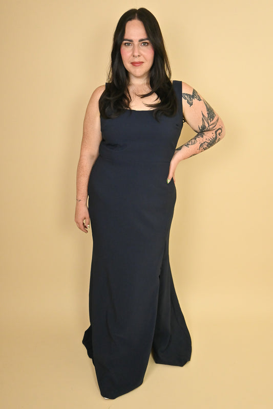 Navy Maxi dress Mother of the bride dress bridesmaid dress winnipeg Plus size wedding guest dress