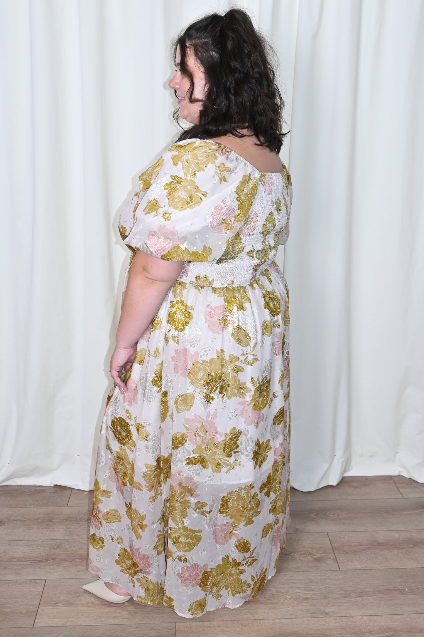 Winnie Floral Midi Dress (XS-XXXL)