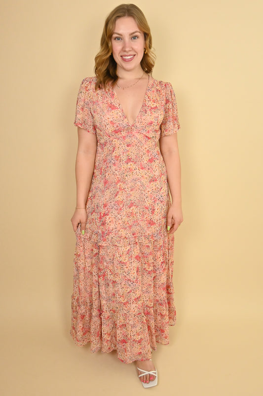 Garden Party Floral Midi Dress