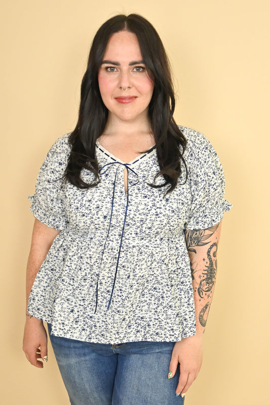 CURVE Ditsy Floral Top