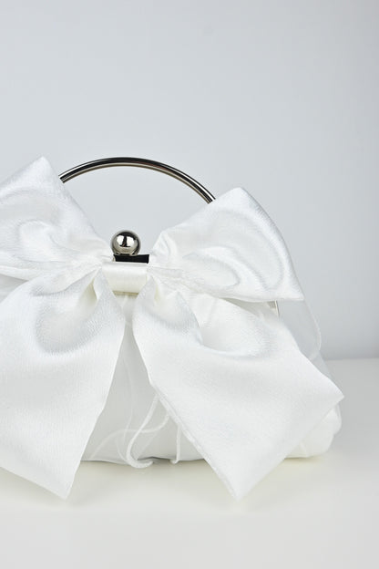 Organza Bow Evening Bag