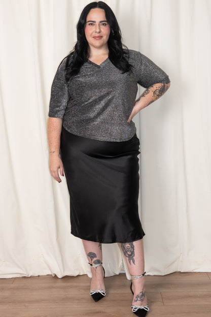CURVE Riana Glitter T-shirt