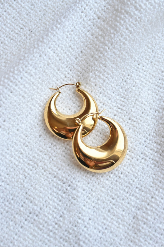 Chunky Hollow Hoops