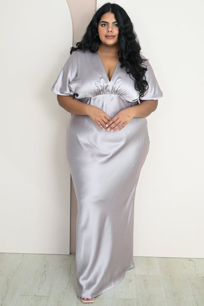 CURVE Satin Maxi Dress