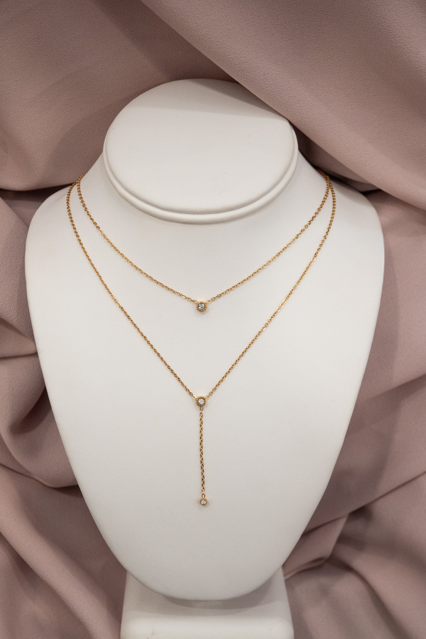 Layered Lariat Necklace