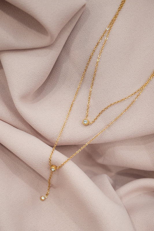 Layered Lariat Necklace