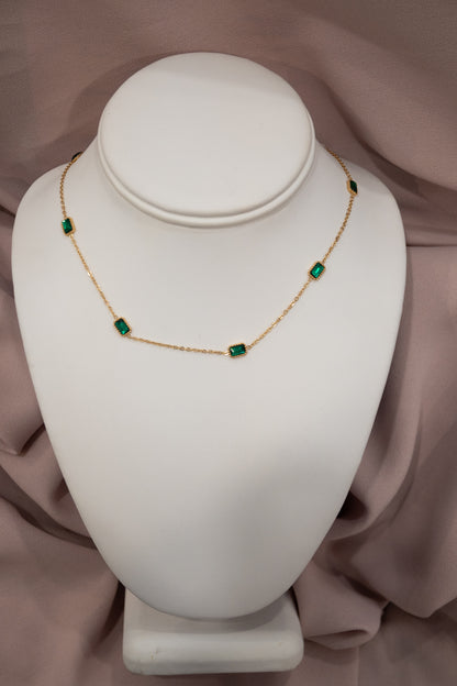 Emerald Dainty Chain