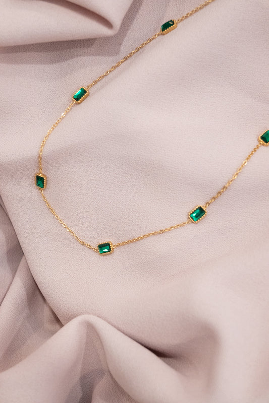 Emerald Dainty Chain