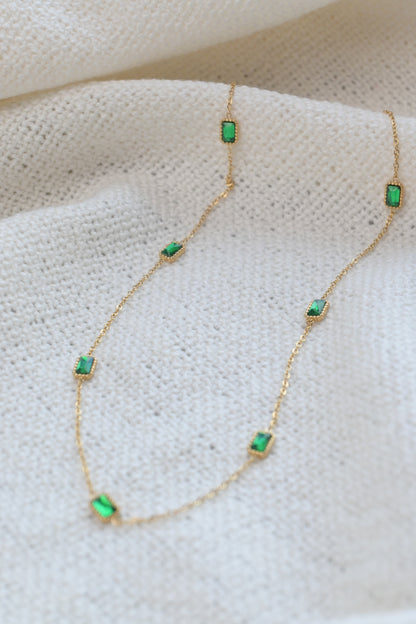 Emerald Dainty Chain
