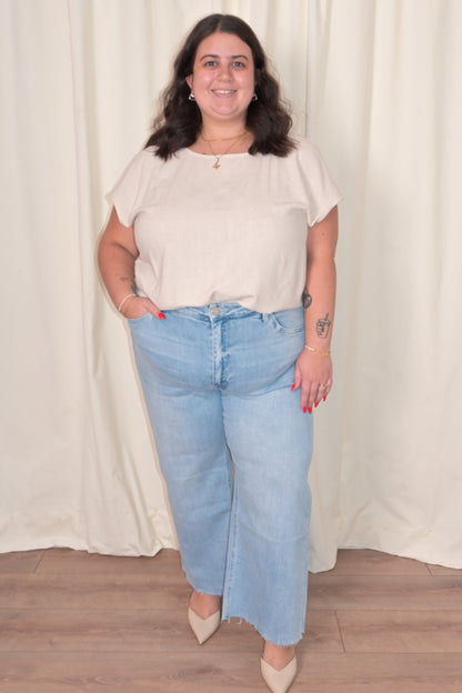 CURVE Linen Tee (2 colors)