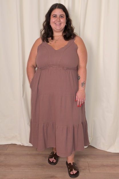 CURVE Gauzey Midi Dress