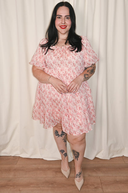 CURVE Floral Mini Dress