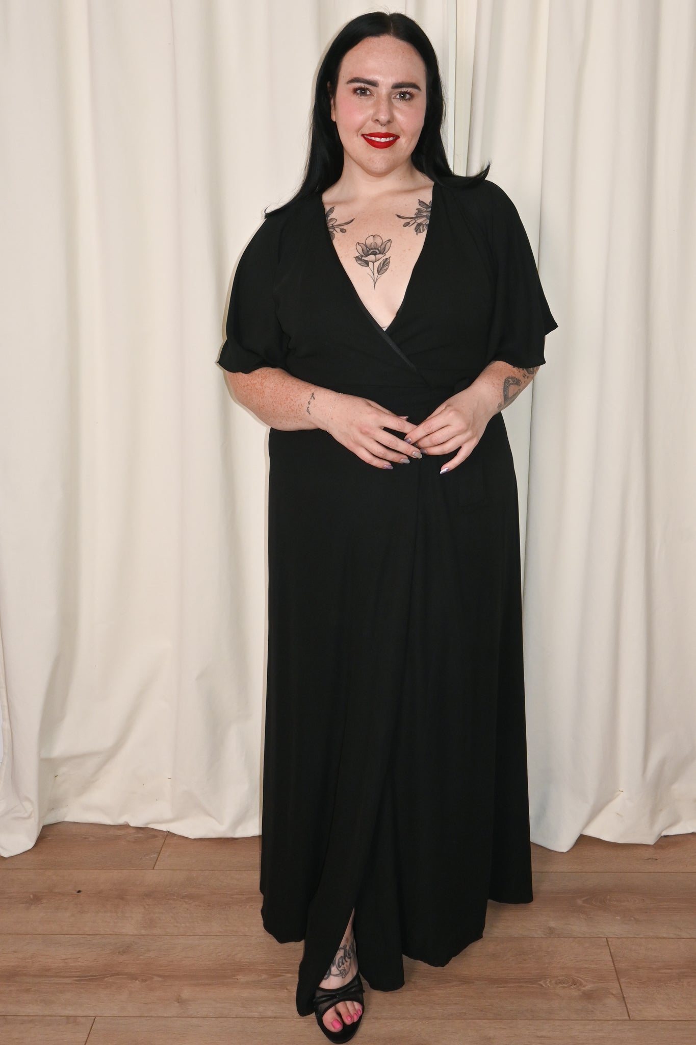 CURVE Wrap Maxi Dress