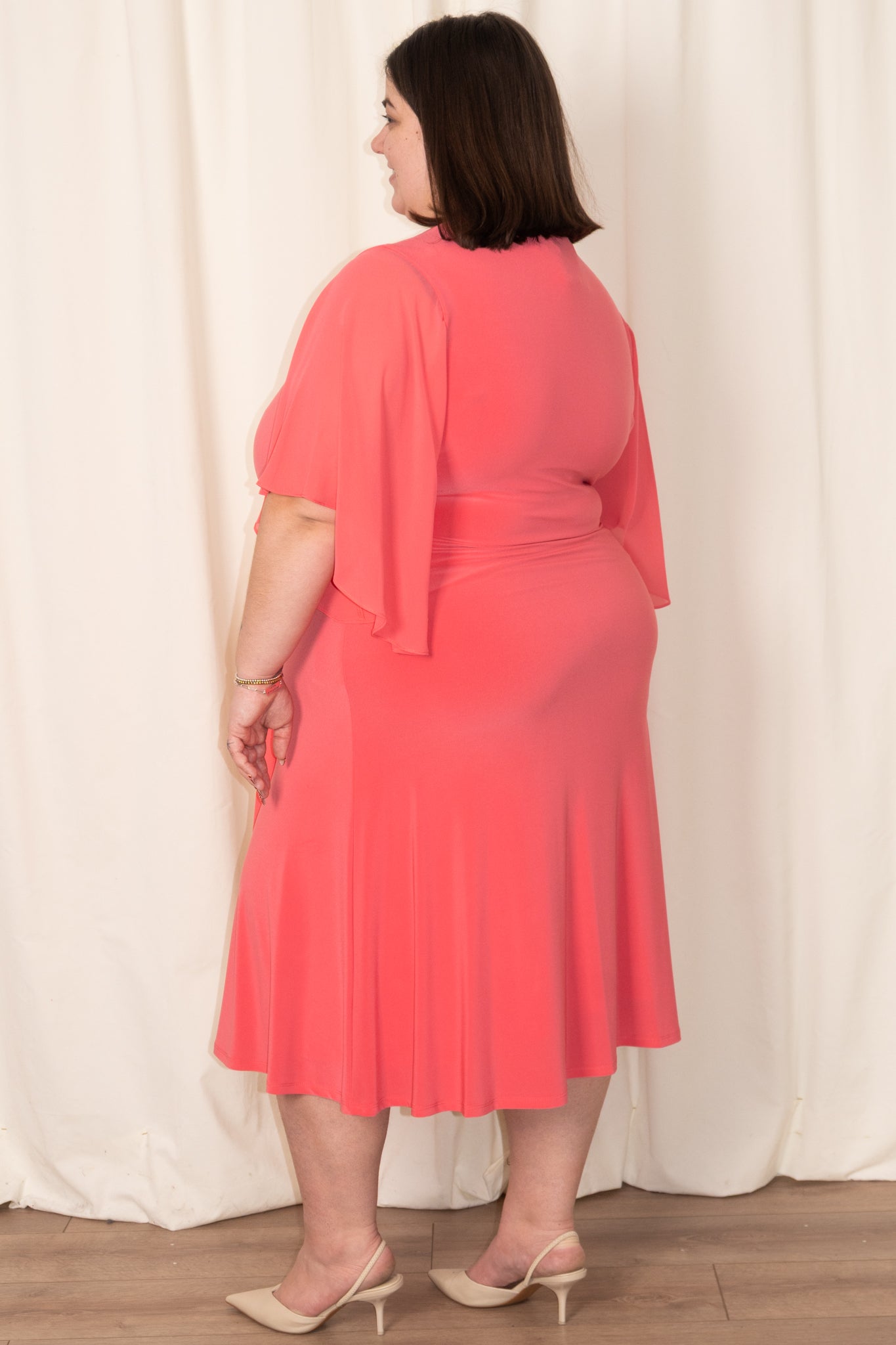 CURVE Silky Kit Fit and Flare Dress – Valencia Boutique