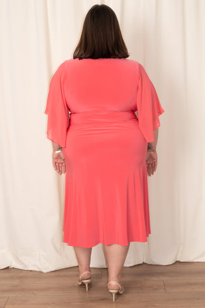 Mother of the bride and groom dress Winnipeg, winnipeg dresses. wedding guest dress. Funeral dress winnipeg, Navy blue joseph ribkoff dress, Pink mother of the bride and groom dress