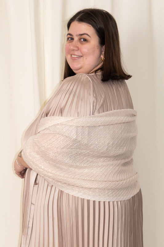 Pleated Rectangular Scarf