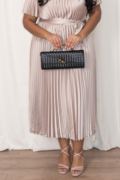 Top Handle Woven Bag (3 colors)