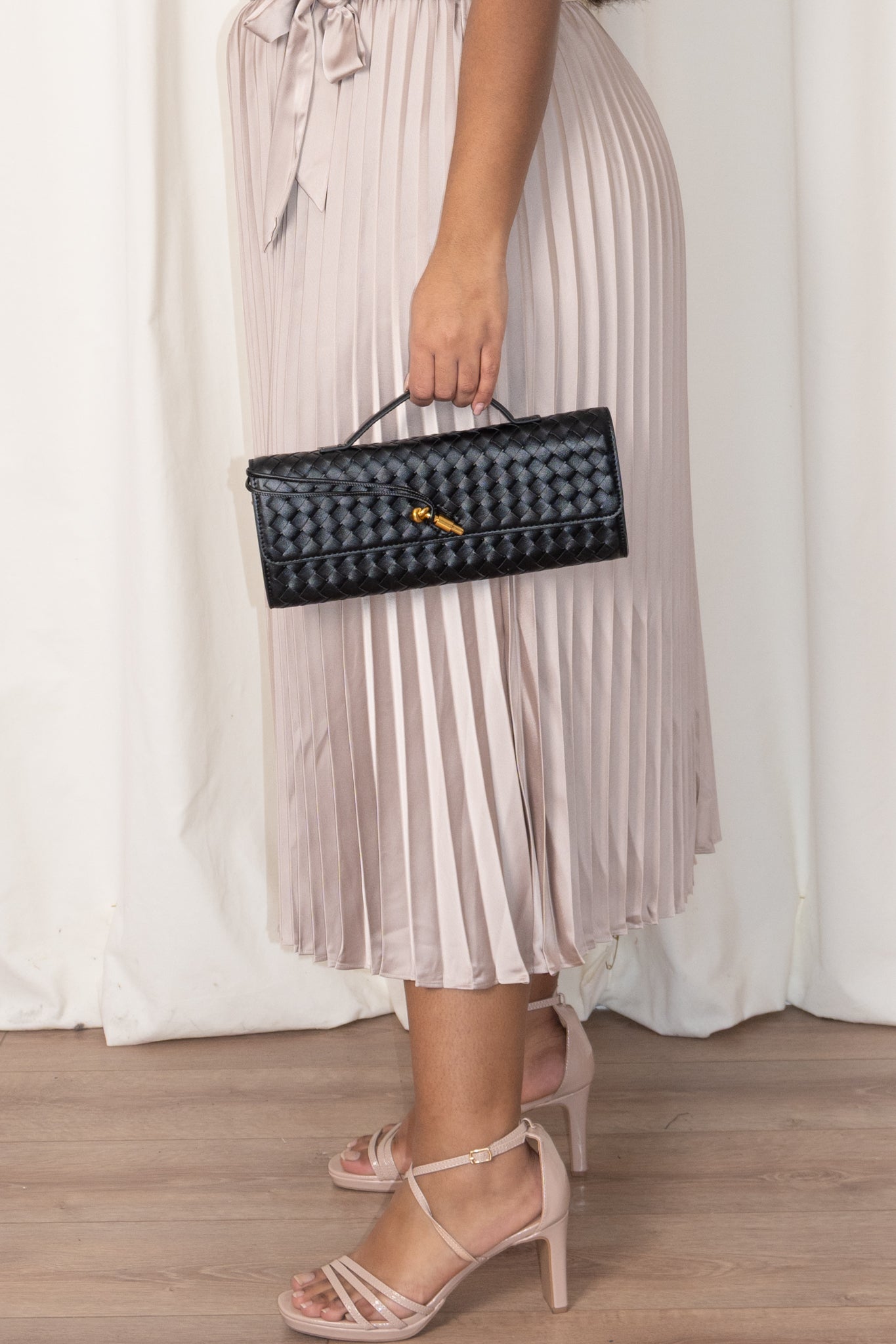 Top Handle Woven Bag (3 colors)