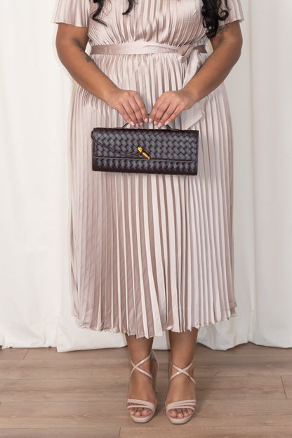 Top Handle Woven Bag (3 colors)