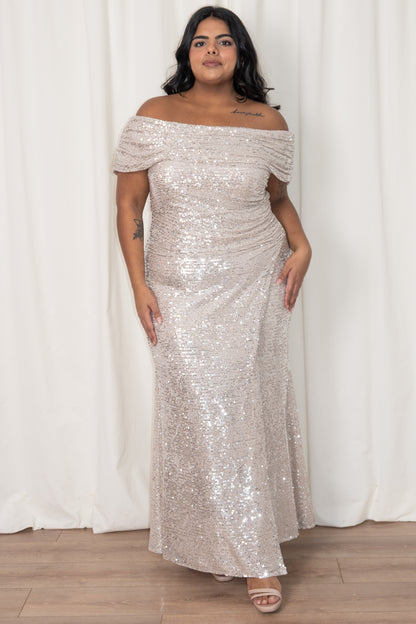 Sequin Maxi Dress (XS-XXL)