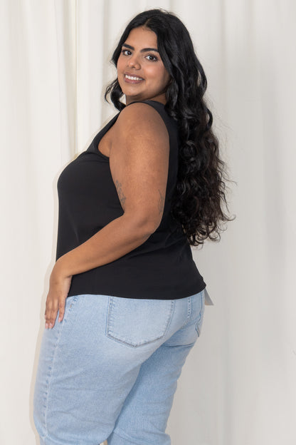 CURVE Chiffon Tank Blouse