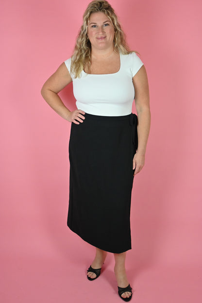 plus size wrap skirt