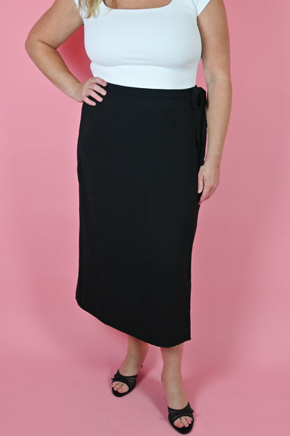 plus size wrap skirt