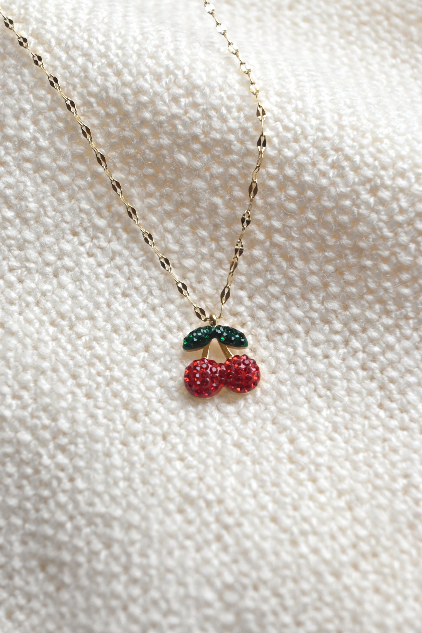 Cherry Pendant Necklace