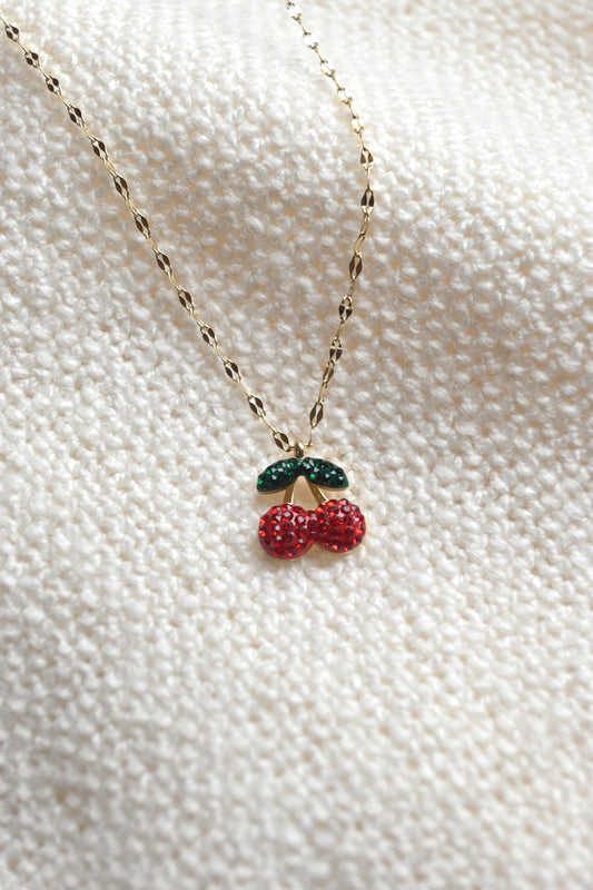 Cherry Pendant Necklace