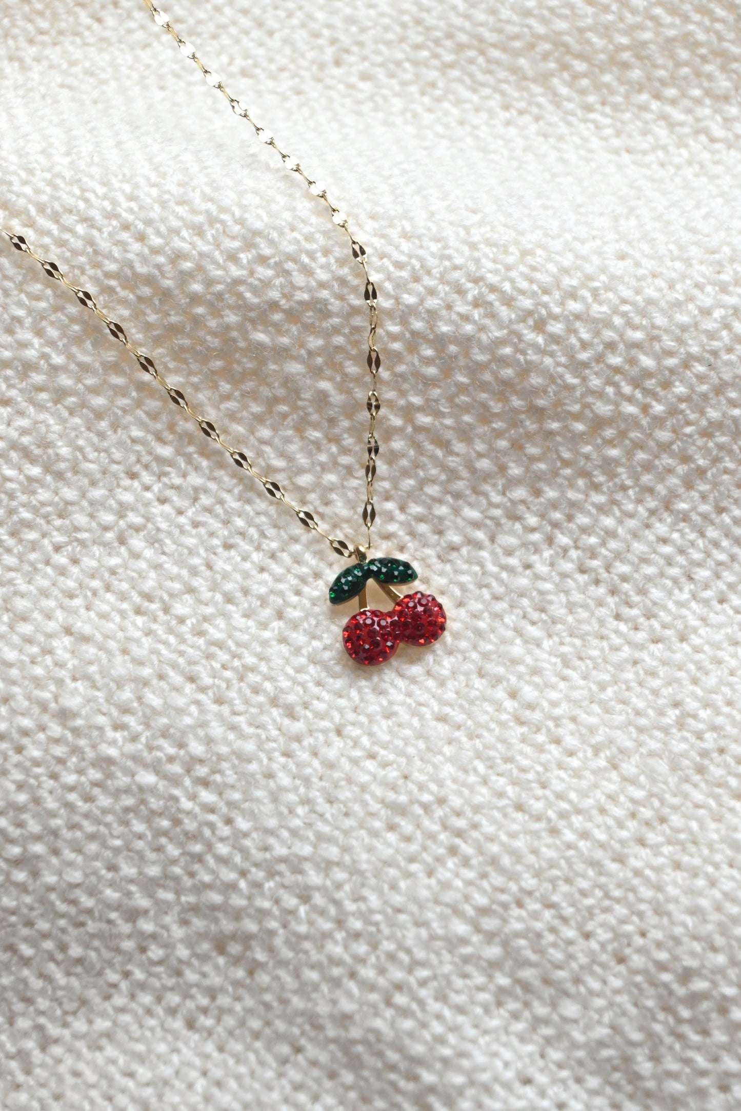 Cherry Pendant Necklace