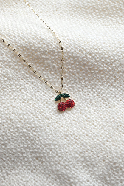 Cherry Pendant Necklace