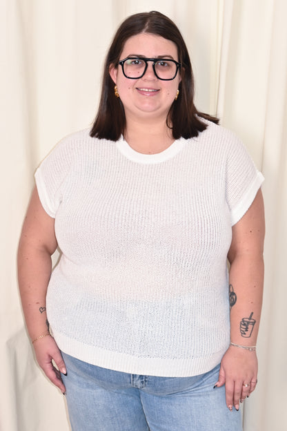 CURVE Loose Knit SS top