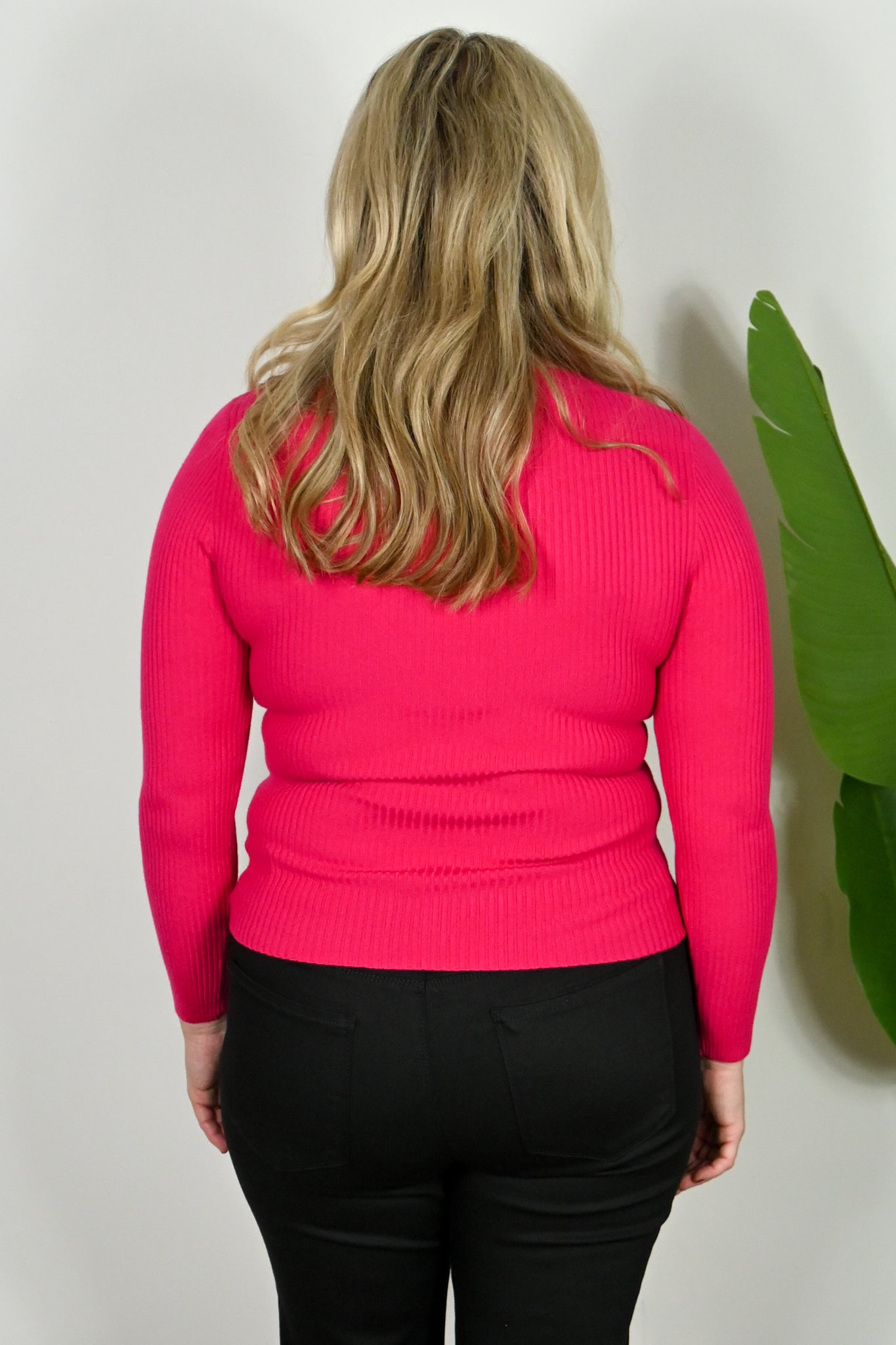 Ribbed Wrap Sweater (S-2XL)