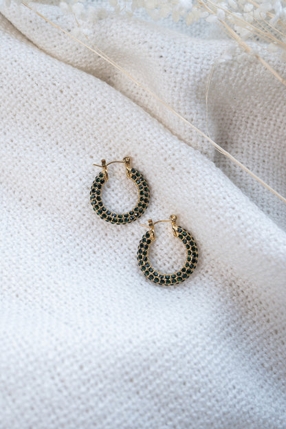 Crystal Hoops