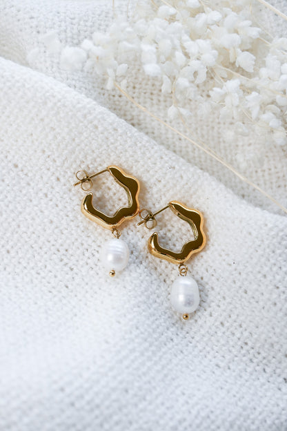 Pearl Hoops