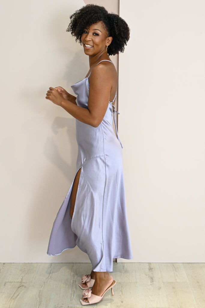 Low Back Lavender Slip Dress Valencia Boutique Low Back Lavender Slip Dress Valencia Boutique