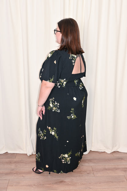 CURVE Floral Short Sleeve Dress