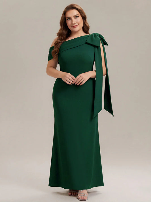 One Shoulder Sheath Dress (4-24)