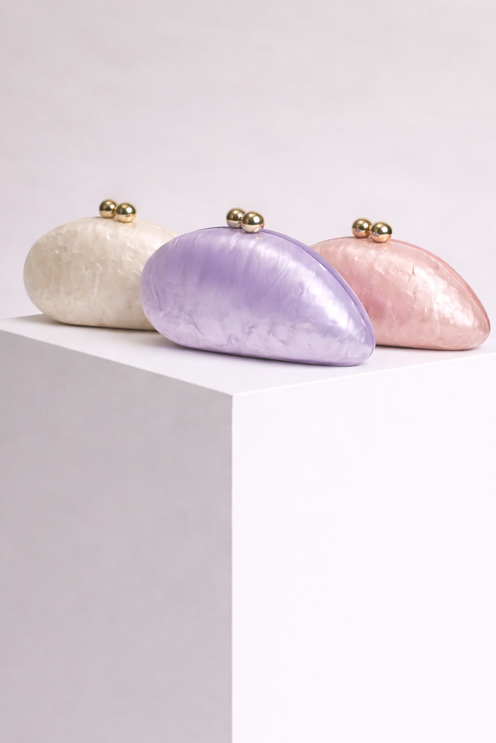 Pearl Acrylic Clutch