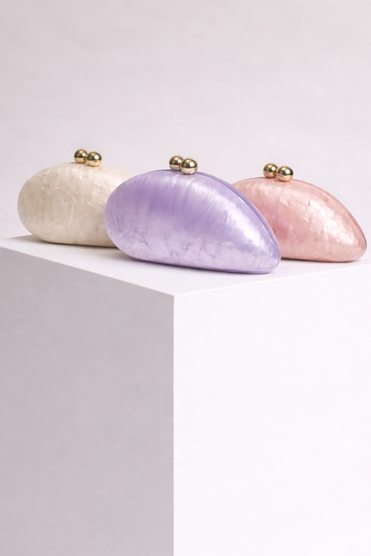 Pearl Acrylic Clutch