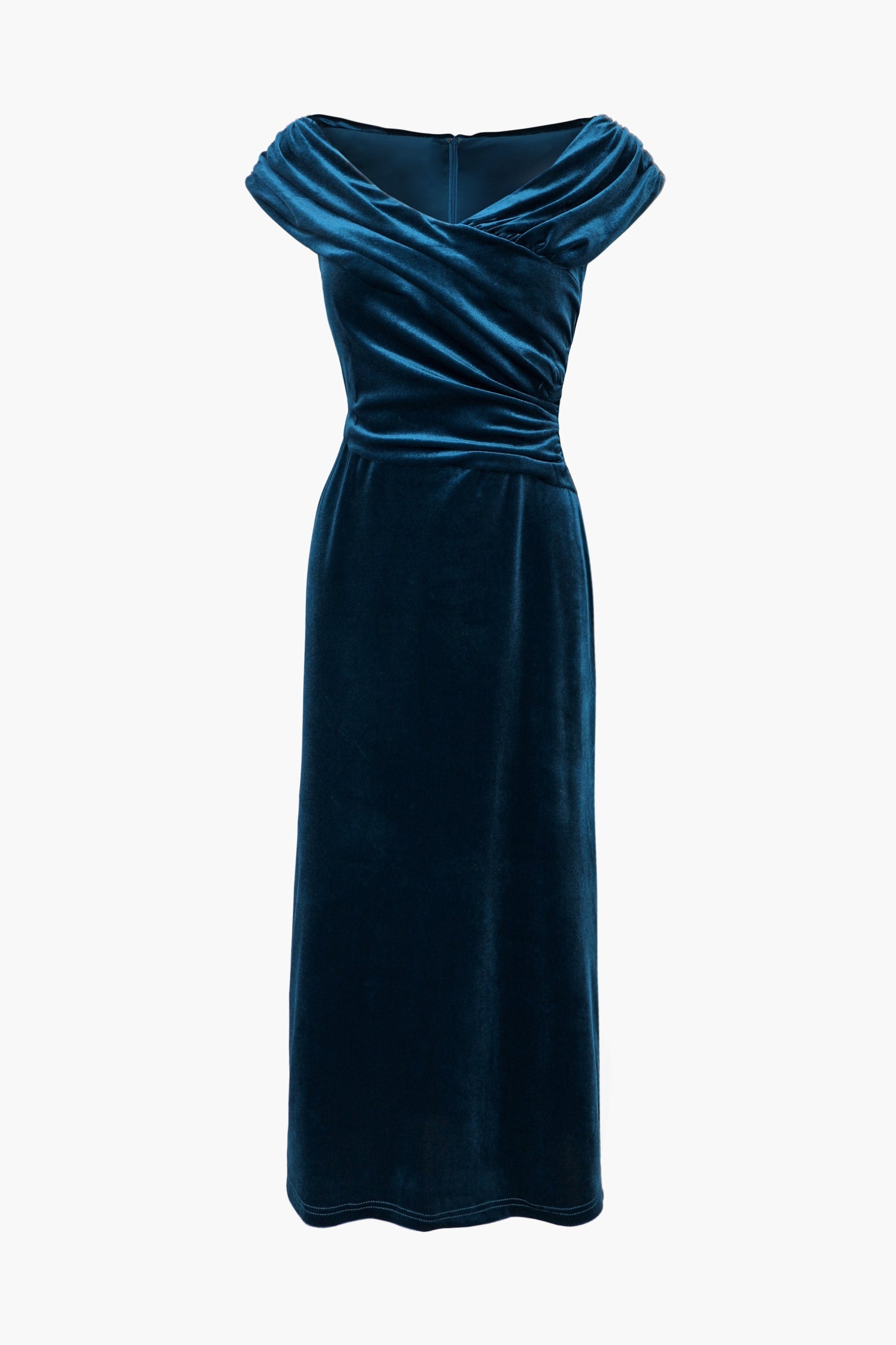 Audrey Velvet Midi Dress – Valencia Boutique